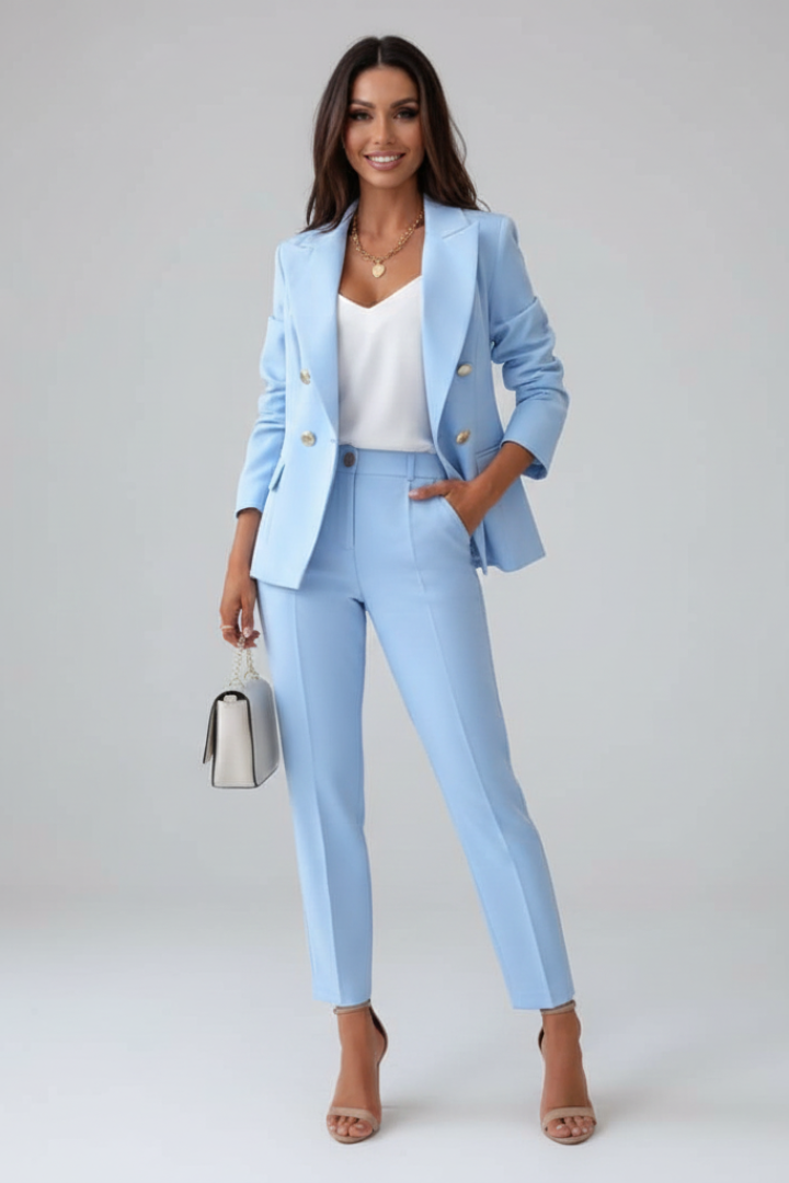 Narelle Lyndcombe | Double Breasted Suit Set For Women