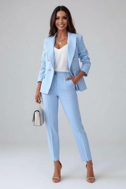 Narelle Lyndcombe | Double Breasted Suit Set For Women