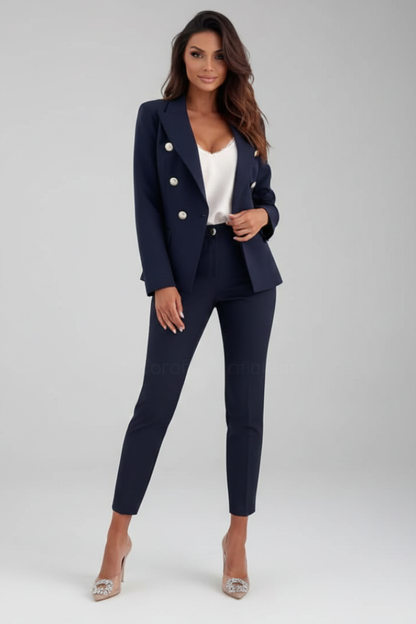 Narelle Lyndcombe | Double Breasted Suit Set For Women