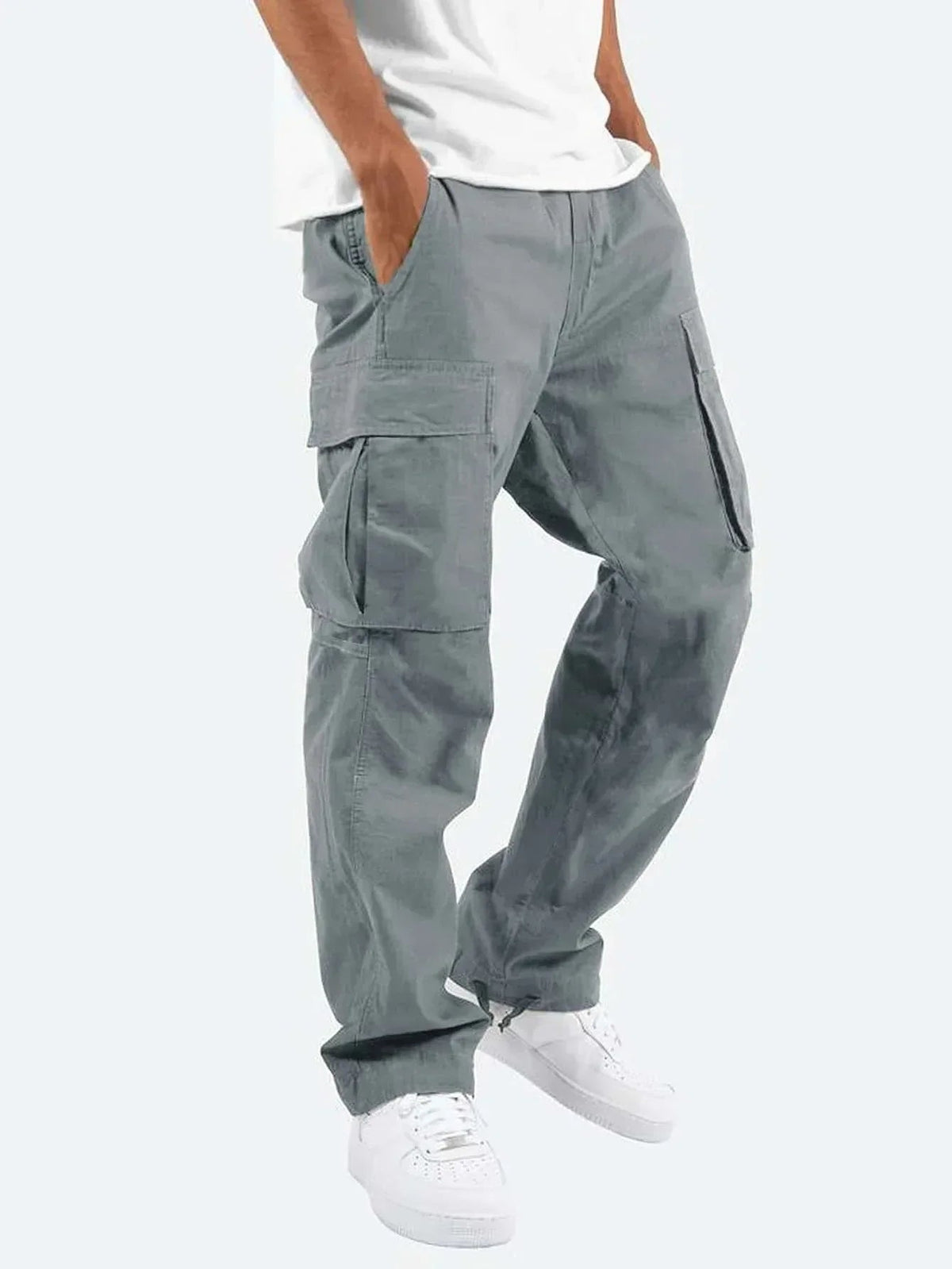 Nico Eldham | Straight Leg Cargo Pants For Men