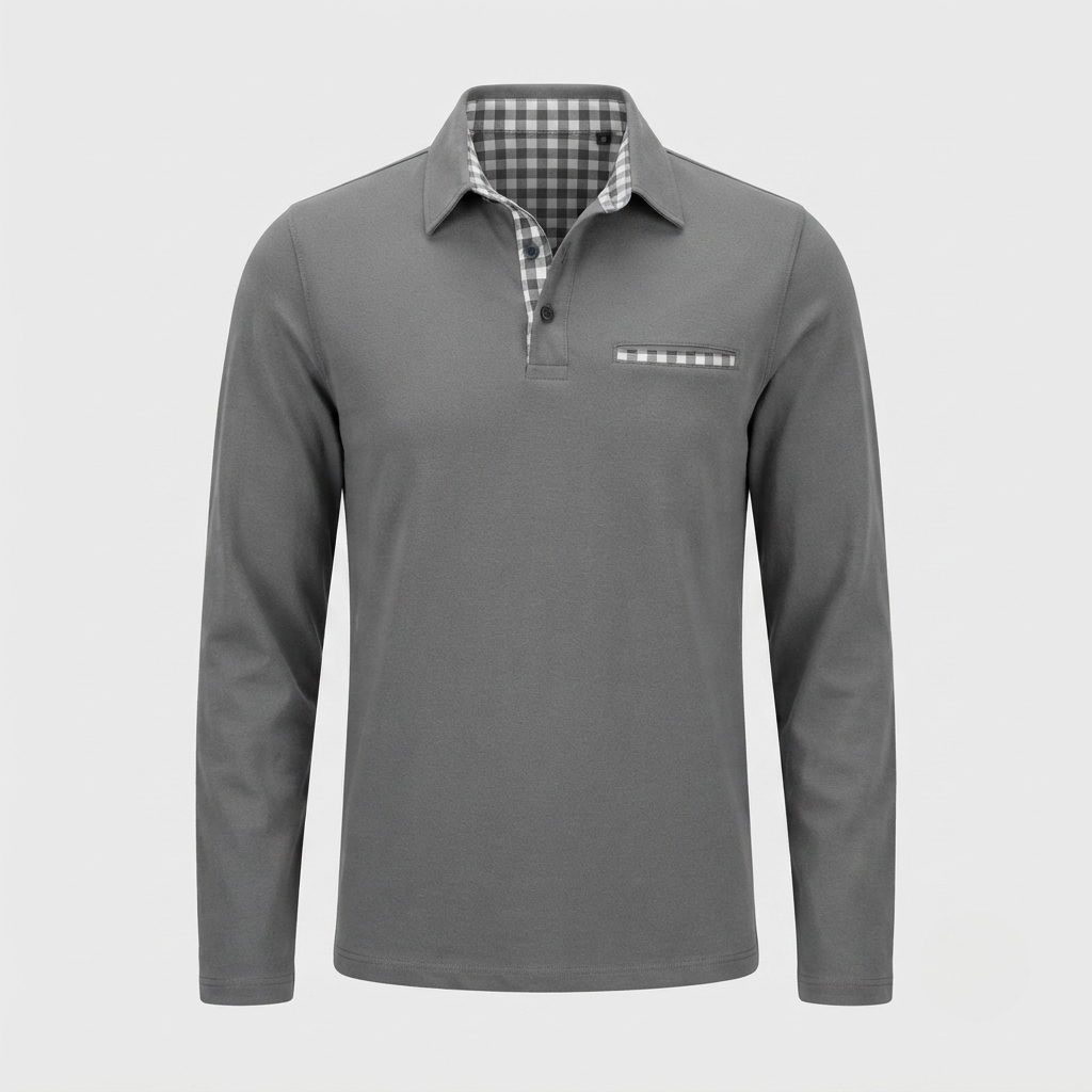 Oliver Kensington | Premium Long Sleeve Polo Shirt For Men