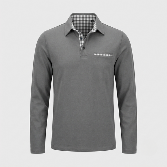 Oliver Kensington | Premium Long Sleeve Polo Shirt For Men