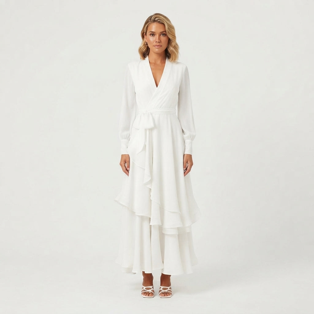 Olivia Murphy | Ruffle Maxi Dress For Women