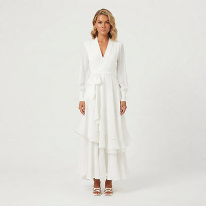 Olivia Murphy | Ruffle Maxi Dress For Women