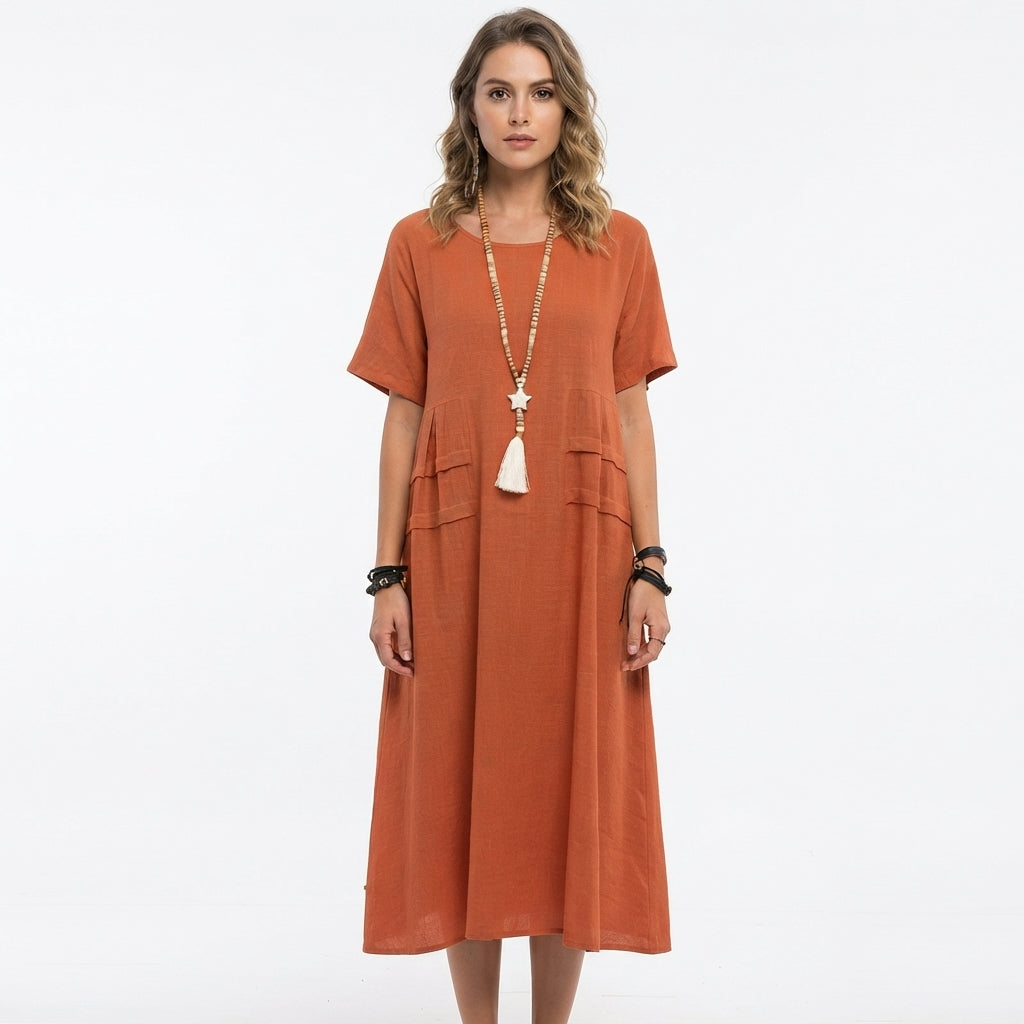 Ruby Mitchell | Lightweight Summer Midi Dress For Women