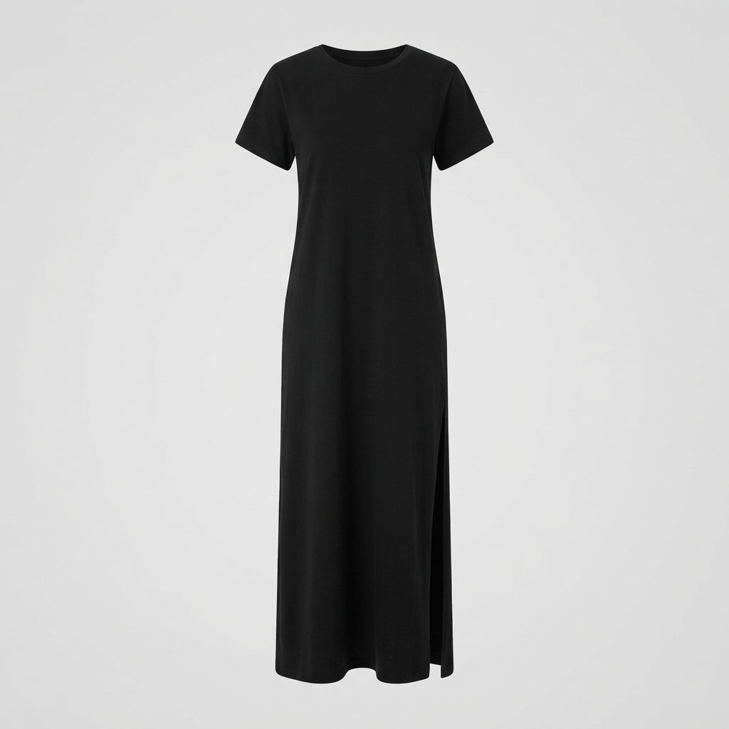 Sienna Walker | Casual Black Maxi Dress For Women