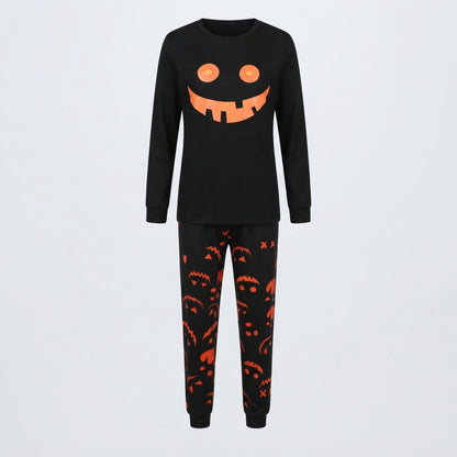 Emma Radcliffe | Pumpkin Face Halloween Pyjama Set For Unisex