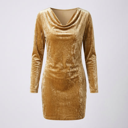 Tara King | Velvet Midi Cocktail Dress For Women