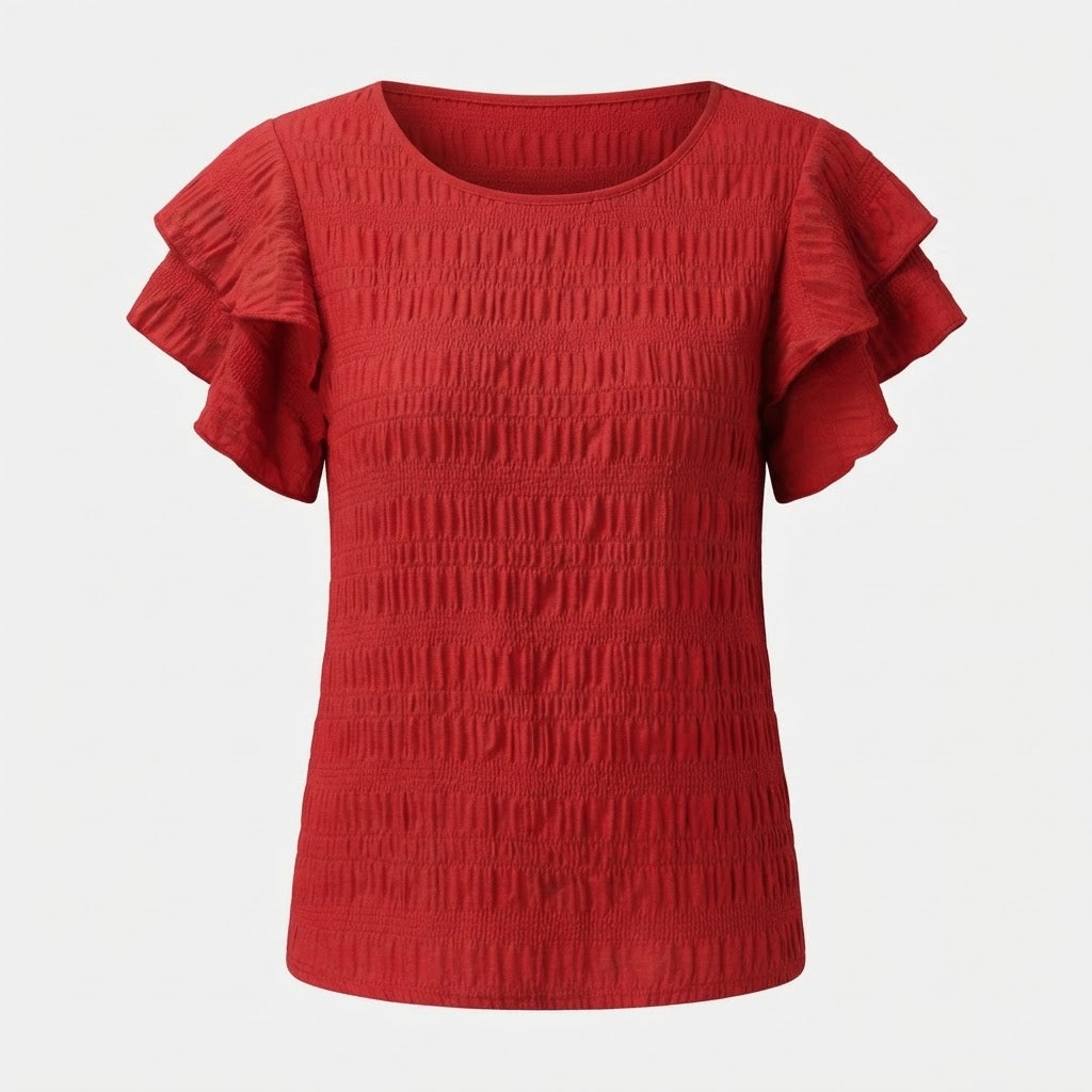 Aoife Lawson | Ruffle Sleeve Blouse For Women