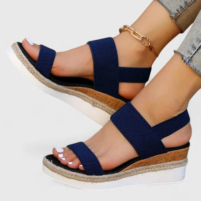 Delphine Fitzgerald | Espadrille Wedge Sandals For Women